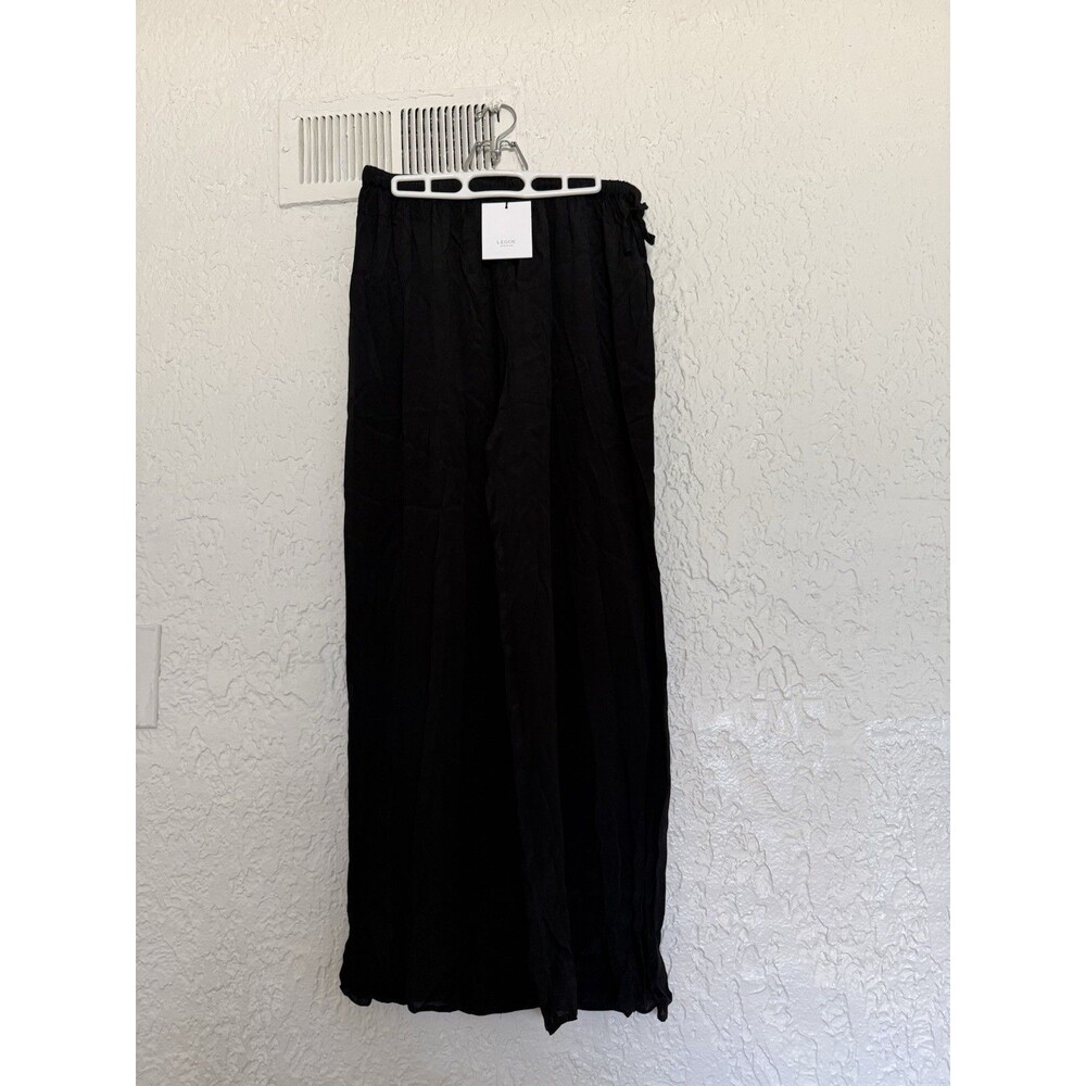 Legoe Heritage Holiday Rayon  Maternity Pants Side Drawstring SZ 2 Large New